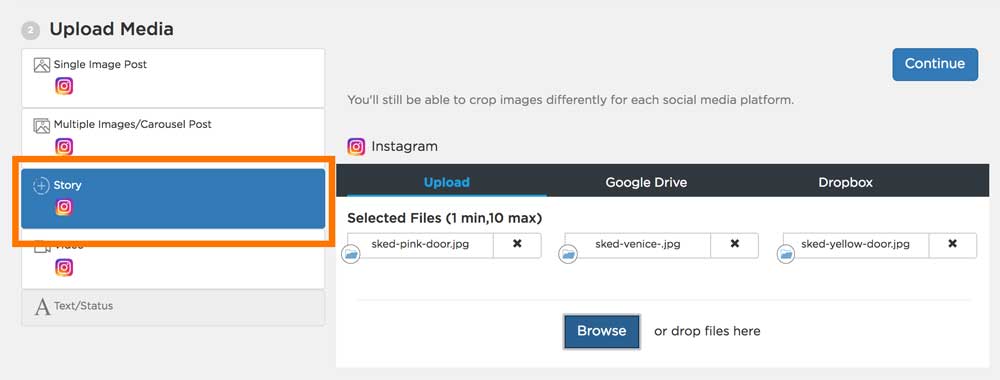 how to add links on instagram sked social - add link to instagram post without 10000 followers