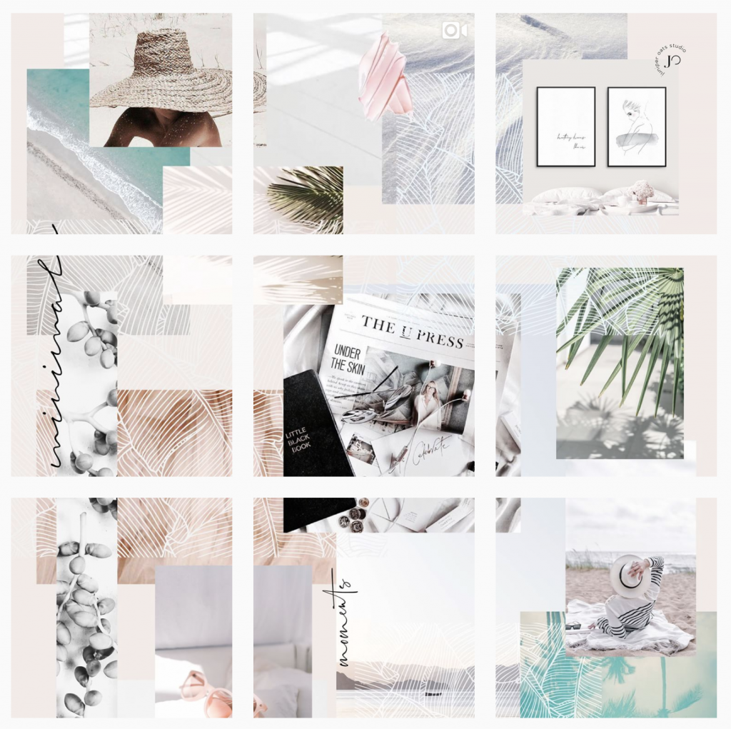 instagram grid layout ideas