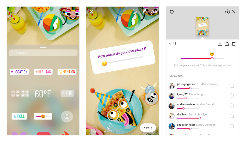 Instagram Updates - Emoji Slider - Sked Social