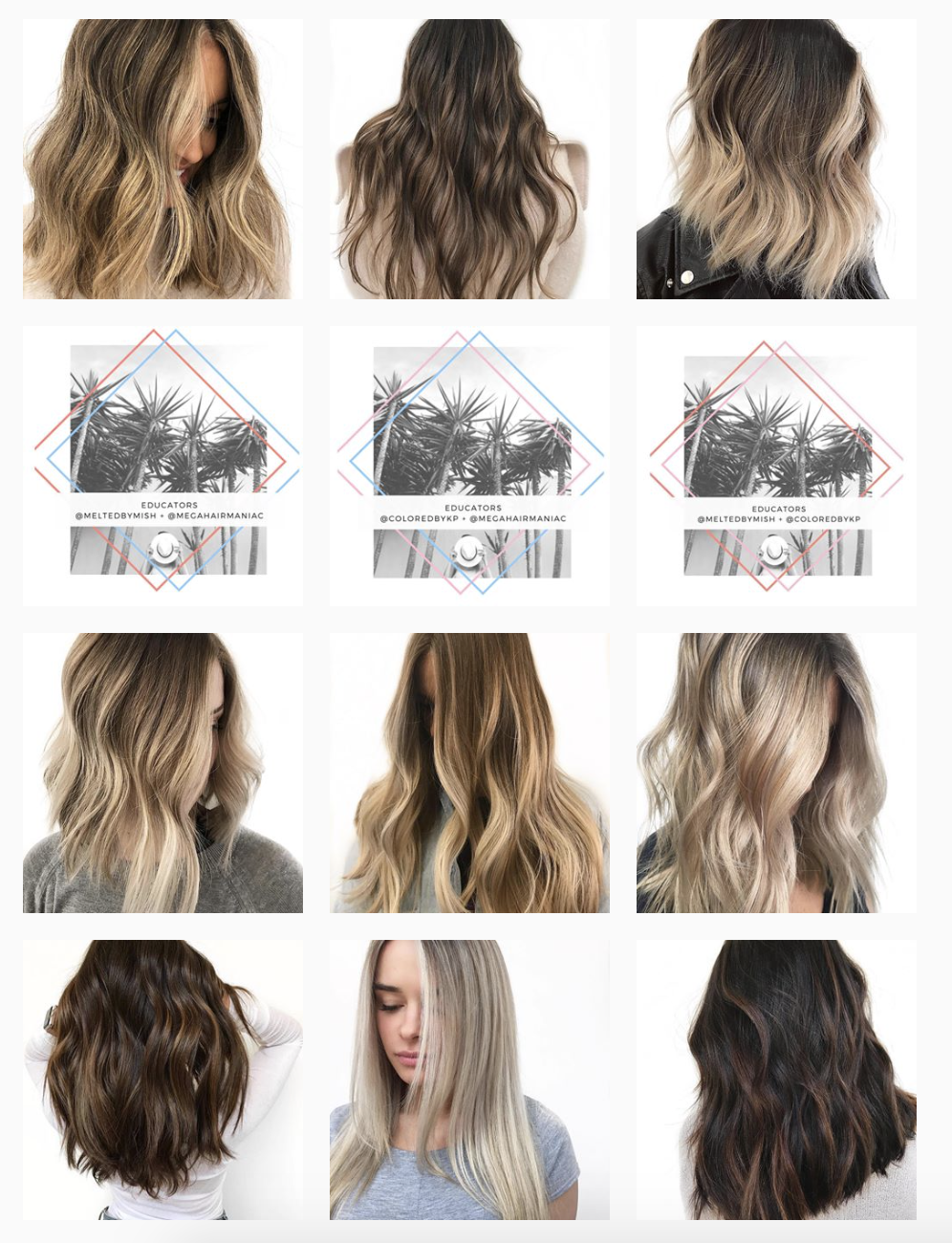 instagram grid layout