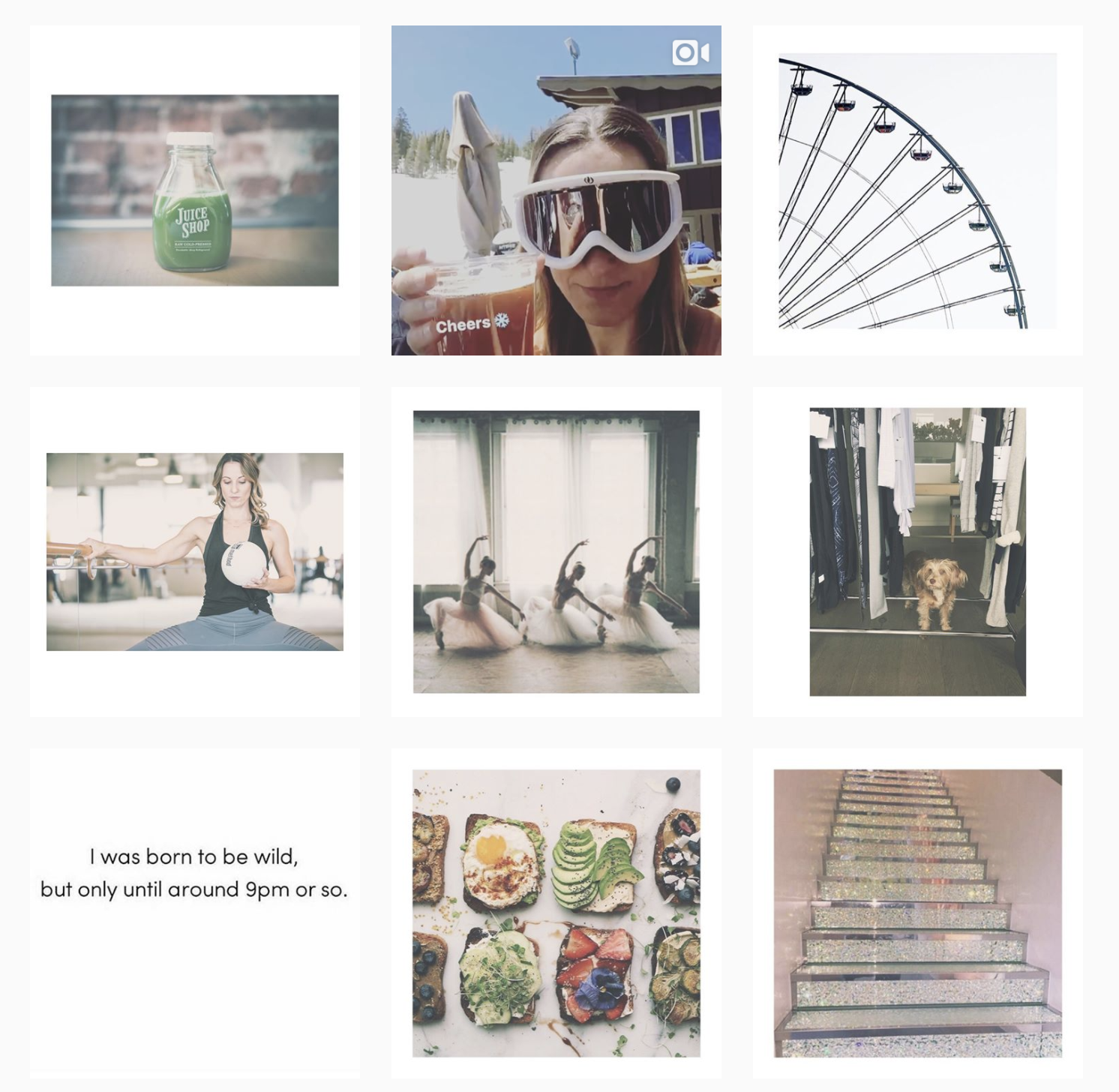 instagram grid layout